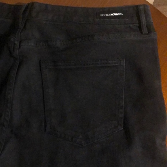 NWOT Fashion Nova Ryda Moto Skinny Jean - Black Size 42 - Picture 12 of 16